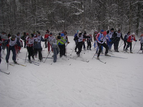 Соревнования по лыжным гонкам среди яхтсменов Первенство Москвы 2011